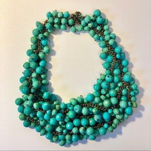 Mark Turquoise Beaded Bauble Necklace